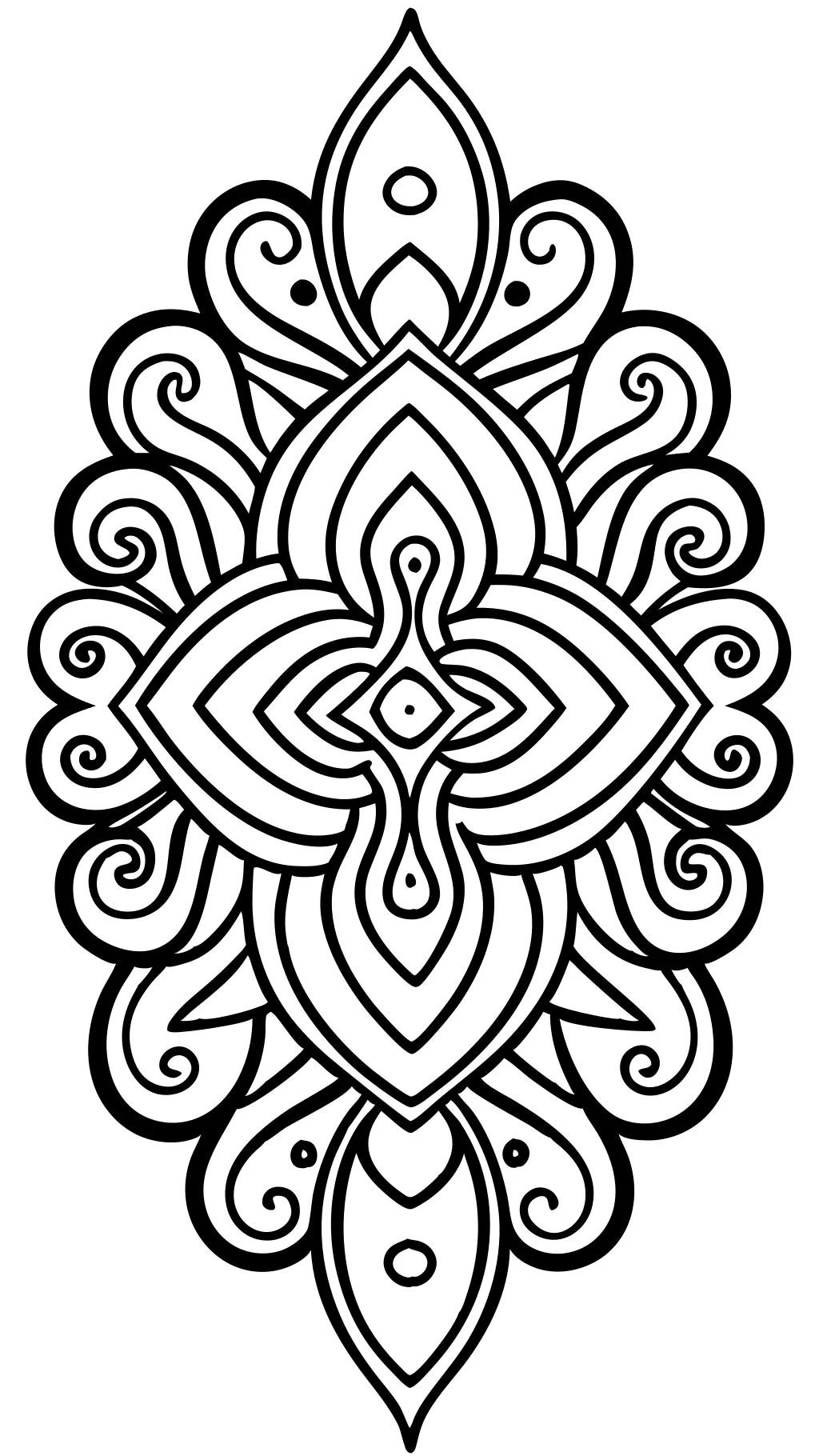 abstract coloring pages